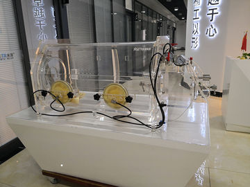 혐기성 무수, 불활성 환경 글로브 박스를 가진 휴대용 아크릴 글로브 박스