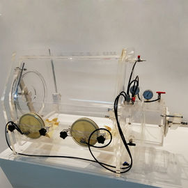 명확한 아크릴 Benchtop 글로브 박스, Kf 공용영역을 가진 고립 글로브 박스