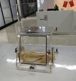 40mm 폭 불활성 가스 퍼징을 가진 휴대용 테스트 약실 실험실 글로브 박스