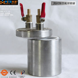 PTFE 진공 공 가는 그릇 선반 단지 0.1 리터 공 선반 테플론 단지
