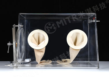 실험실 진공 - 0.1 MPA에 진공 정도 제한을 가진 아크릴 글로브 박스